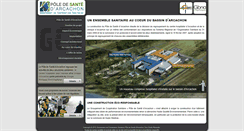 Desktop Screenshot of polesantearcachon.fr